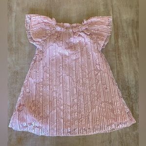 Carters pink lace dress